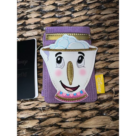 Loungefly Disney Beauty and the Beast Chip Figural Corduroy Mini Backpack - Picture 8 of 8